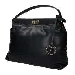 Borsa a secchiello con chiusura.