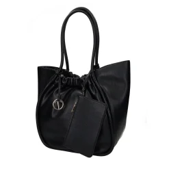 Borsa a spalla arricciata