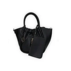 Borsa a spalla arricciata