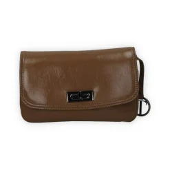 Borsa a tracolla con patta e chiusura
