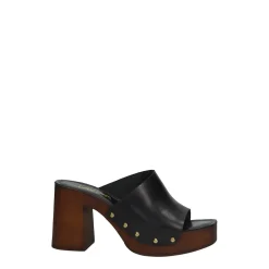 Clogs in vera pelle