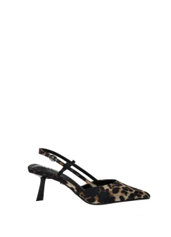 Décolleté con stampa animalier