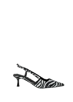 Décolleté con stampa animalier