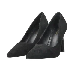 Décolleté con tacco a rocchetto. Tacco alto 9.5cm