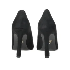 Décolleté con tacco a rocchetto. Tacco alto 9.5cm