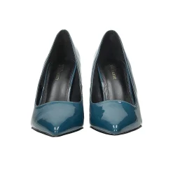 Décolleté con tacco a rocchetto. Tacco alto 9.5cm