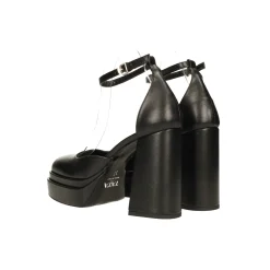 Décolleté glitterate con doppio plateau. Made in Italy. Tacco alto 11cm