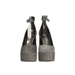 Décolleté platform glitterate. Made in Italy. Tacco alto 13.5cm