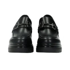 Mocassini donna con morsetto. Tacco alto 6 cm