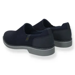 Mocassini in tessuto stretch. sottopiede in Memory Active