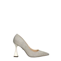 Pumps glitterate. Tacco piramidale alto 9cm