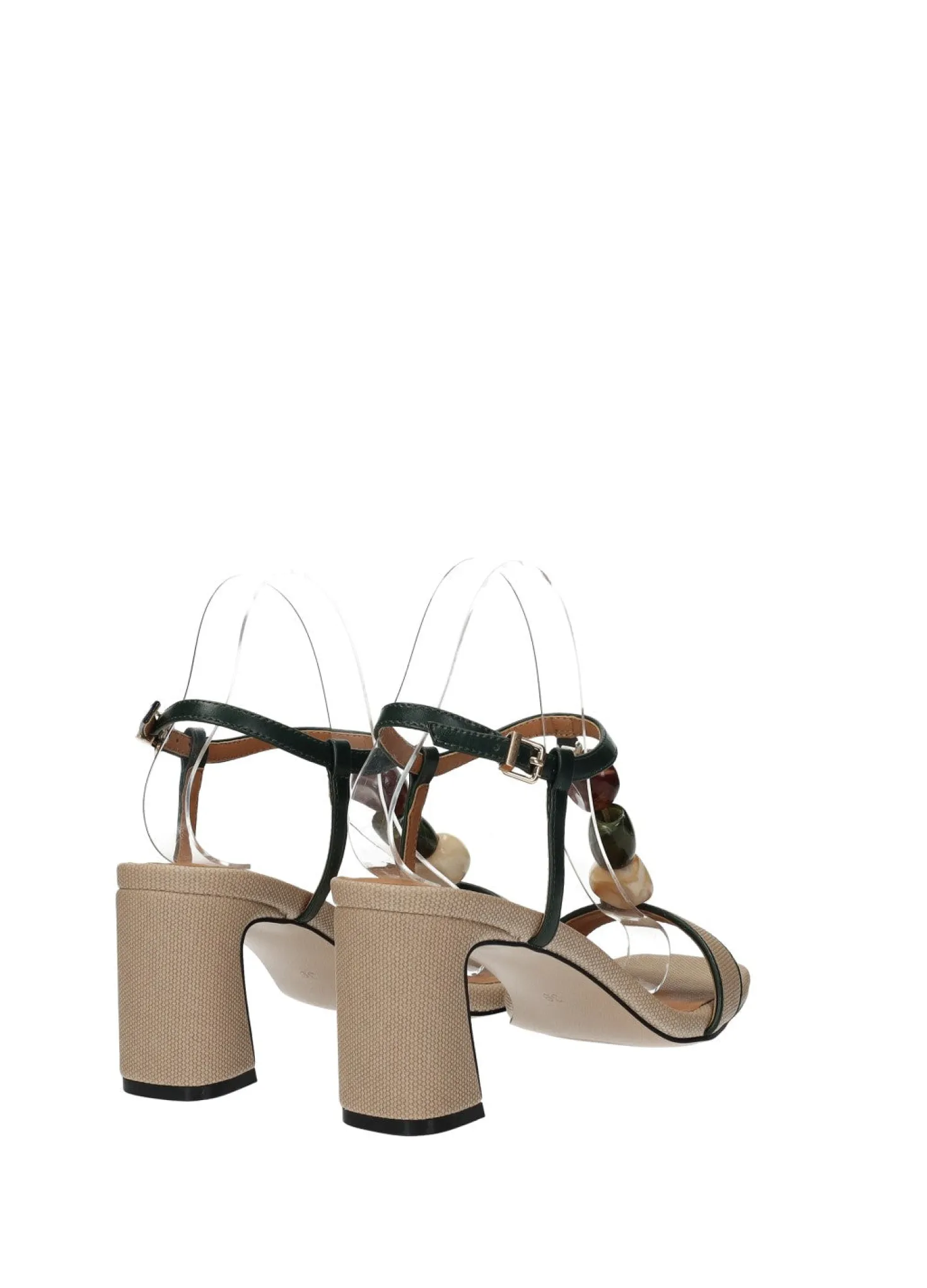 Sandali con dettaglio pietre
