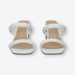 Sandali con doppia fascia.Tacco alto 6cm