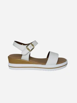 Sandali con doppia fascia. Made in Italy. Tacco alto 6cm