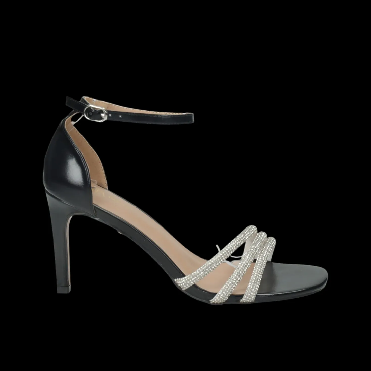 Sandali con listini in strass.Tacco alto 10cm