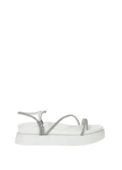 Sandali con listini strass