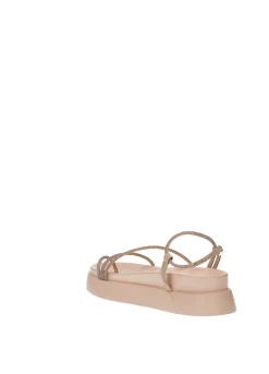 Sandali con listini strass