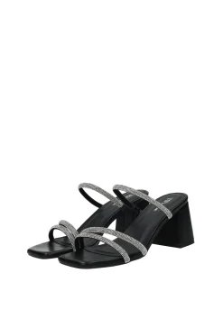 Sandali con listini strass