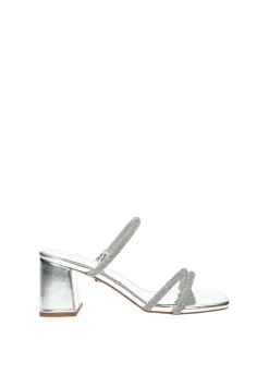 Sandali con listini strass