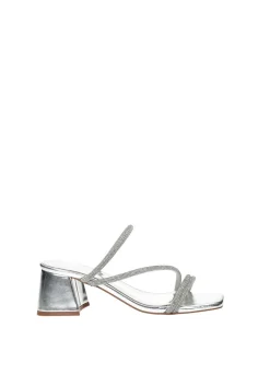 Sandali con listini strass
