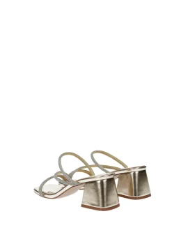 Sandali con listini strass
