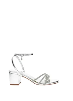 Sandali con listini strass