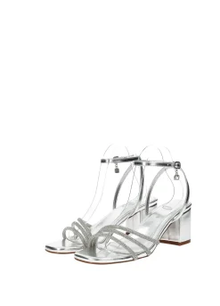 Sandali con listini strass