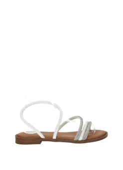 Sandali con listini strass