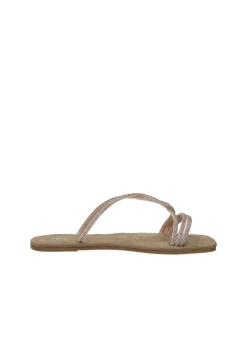 Sandali con listini strass