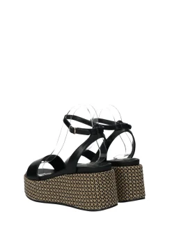 Sandali con zeppa