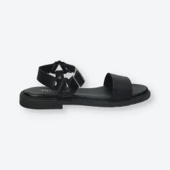 Sandali flat con cinturino