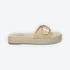 Sandali flat con fibbia