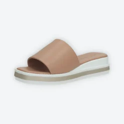 Sandali flat. Made in Italy.Tacco alto 4cm
