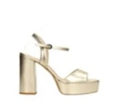 Sandali in vernice con plateau. Made in Italy. Tacco alto 13cm