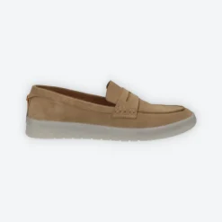 Slip on in tessuto scamosciato