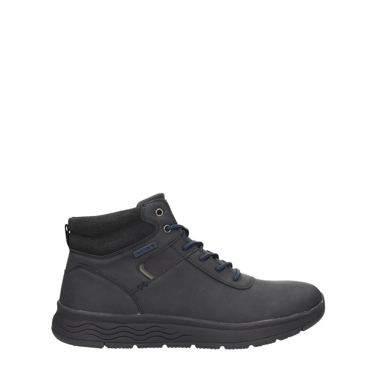 Sneakers alte con suola in gomma