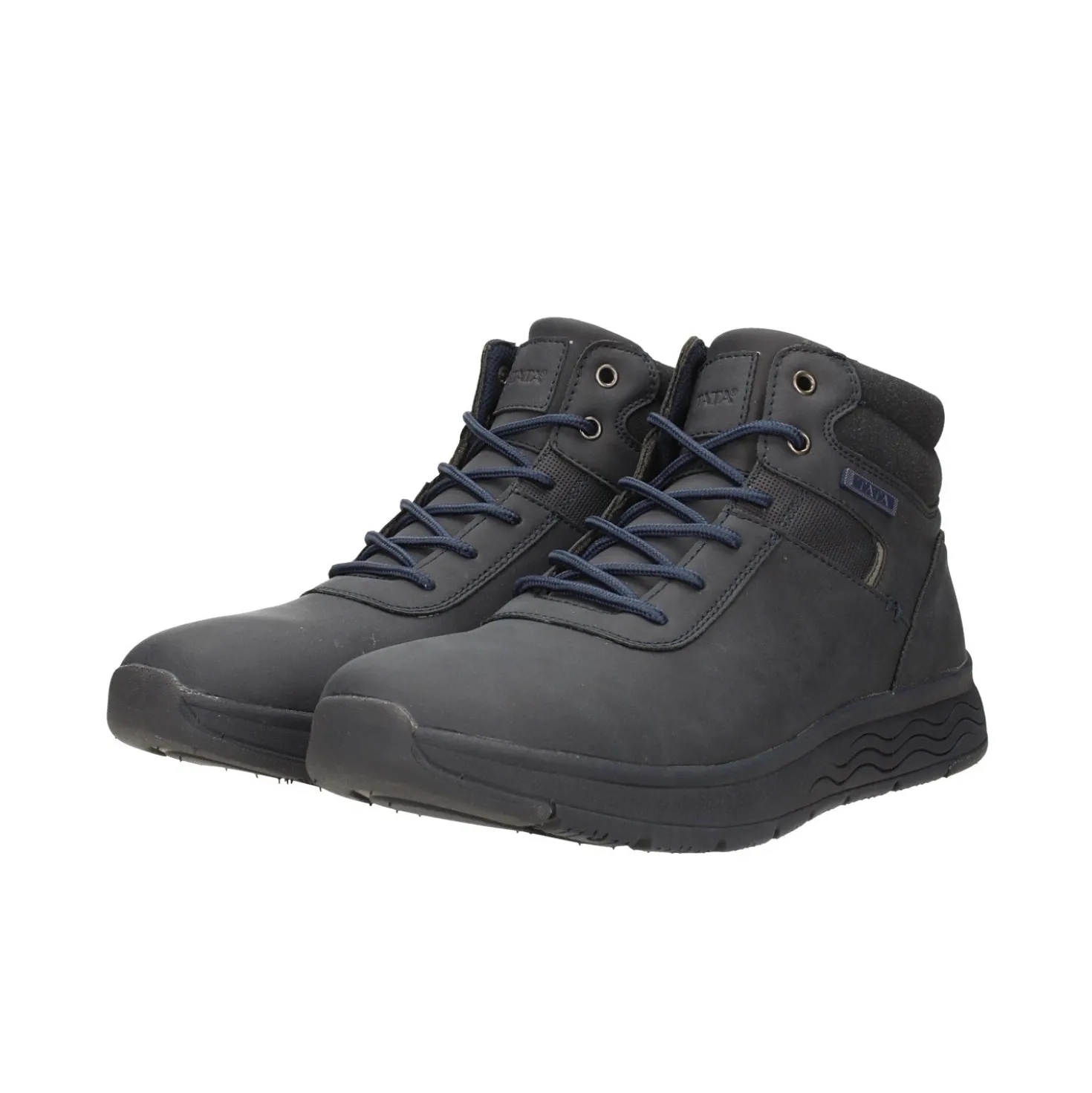 Sneakers alte con suola in gomma