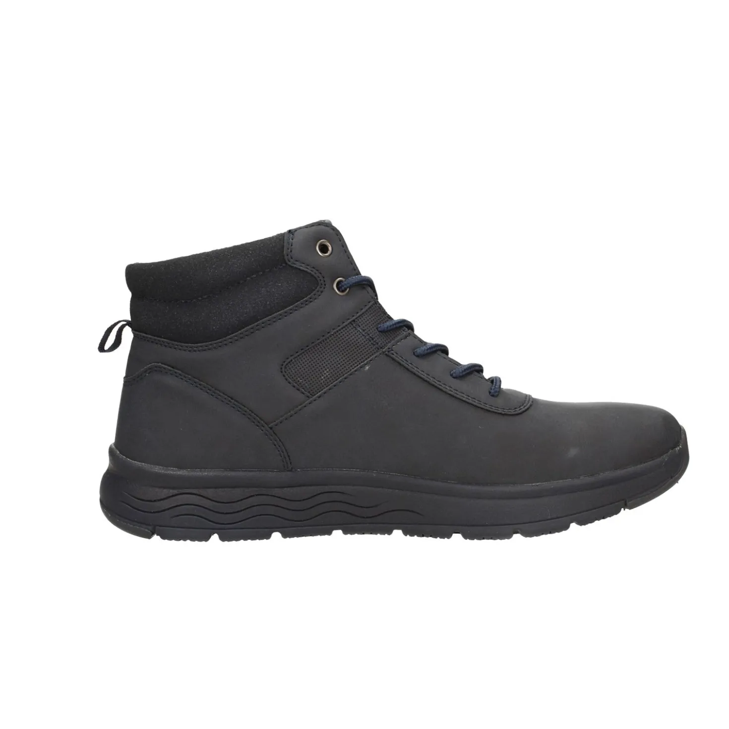 Sneakers alte con suola in gomma