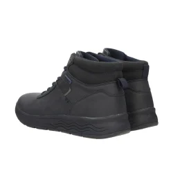 Sneakers alte con suola in gomma