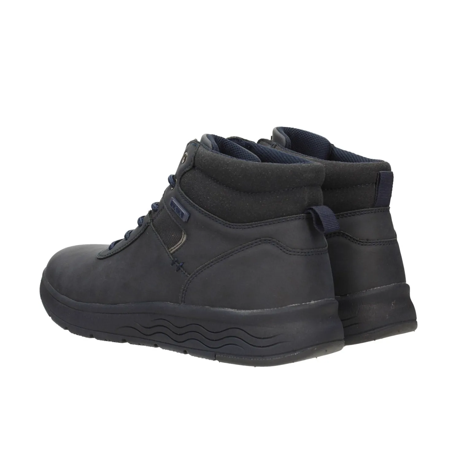 Sneakers alte con suola in gomma