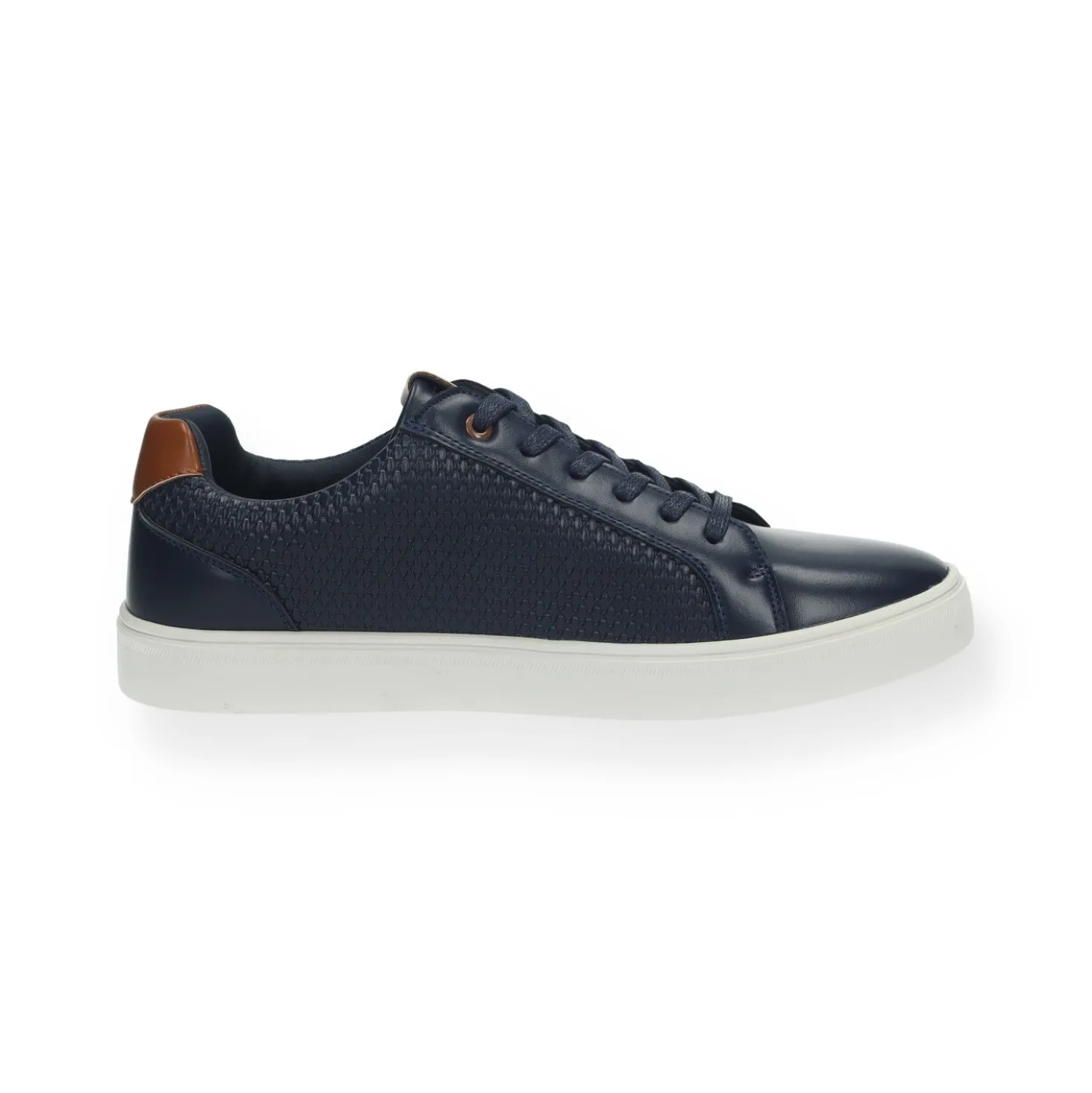 Sneakers con contrasto in tessuto