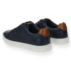 Sneakers con contrasto in tessuto