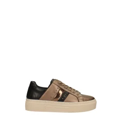 Sneakers con effetto brillantinato