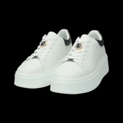 Sneakers con gioiello.Tacco alto 3cm