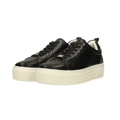 Sneakers con inserto glitterato. suola alta 3.5cm