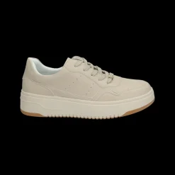 Sneakers con tomaia traforata.Tacco alto 3 cm
