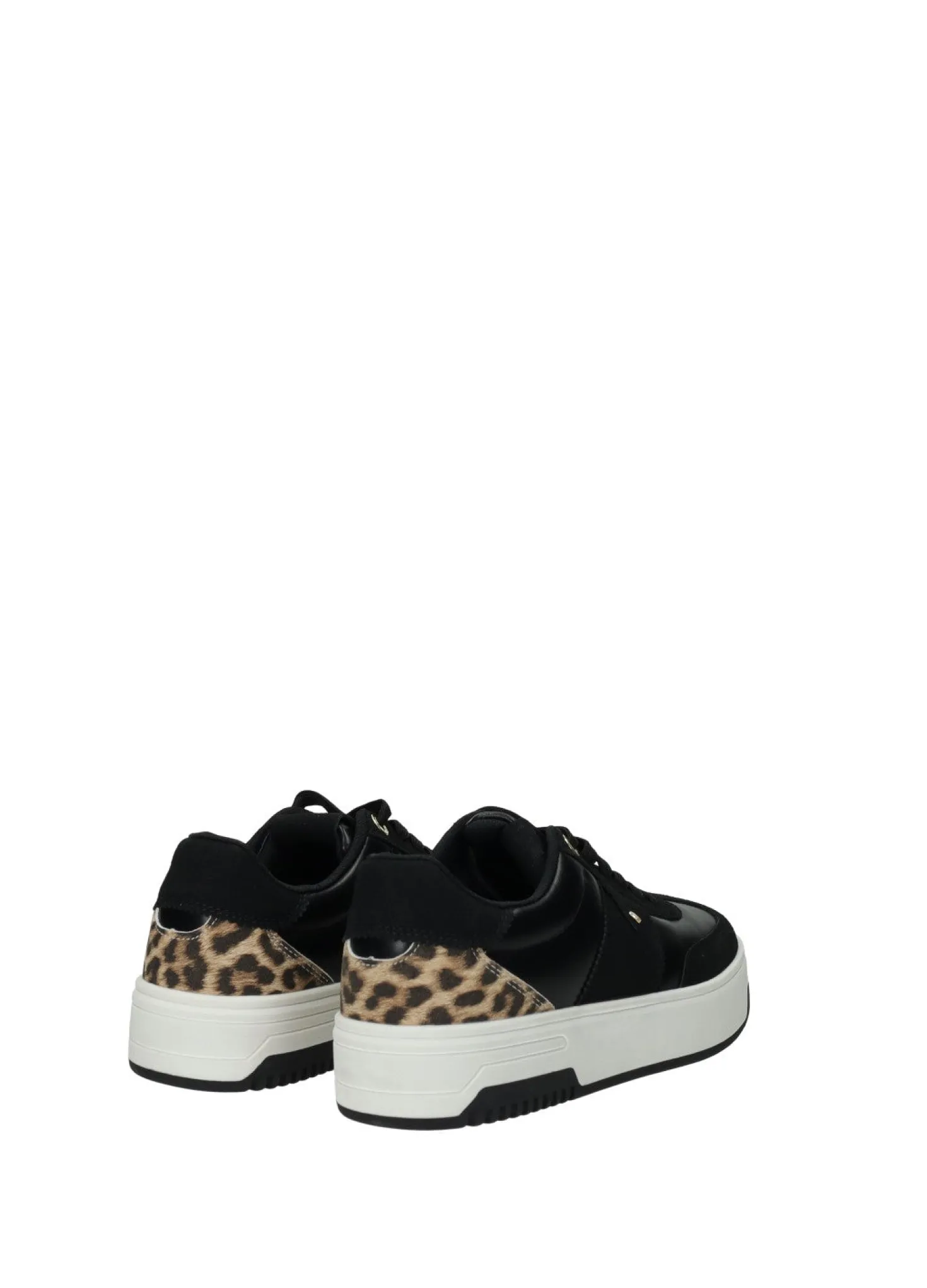 Sneakers donna black PU gomma – 1314409A