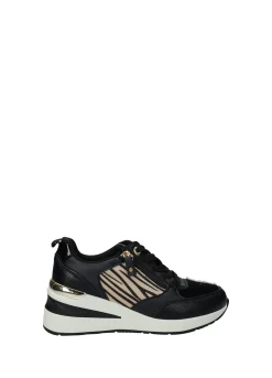 Sneakers donna black/white PU gomma – 1272103B
