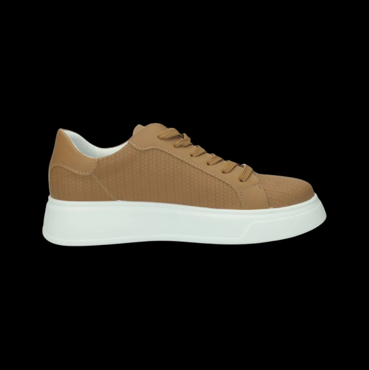 Sneakers platform con logo