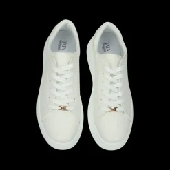 Sneakers platform con logo